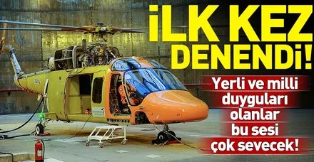 T625 Genel Maksat Helikopteri'nin motoru ilk kez çalıştırıldı