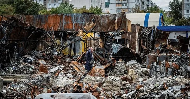 Rus güçleri, Ukrayna'nın Harkiv şehrini vurdu