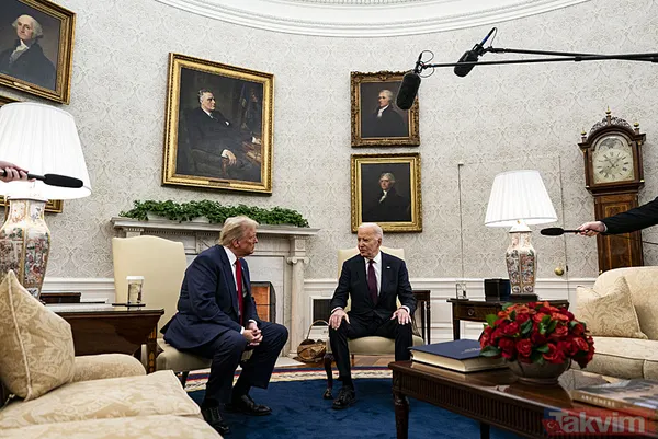 Donald Trump yeniden Beyaz Saray'da! Biden ile görüştüler: Sorunsuz bir geçiş olacak - 13