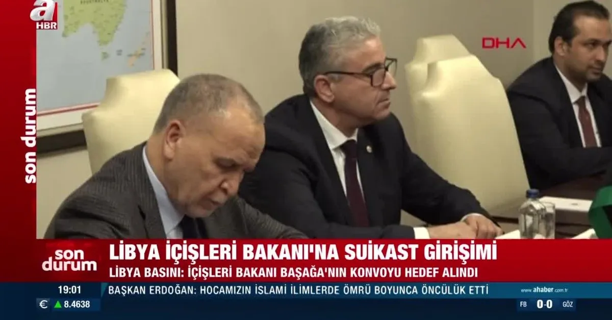 Libya UMH İçişleri Bakanı Fethi Başağa'ya suikast girişiminin detayları...