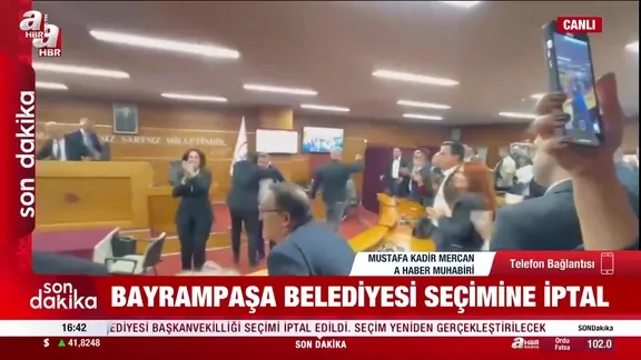 Bayrampaşa Belediyesi Başkanvekilliği seçimi iptal edildi