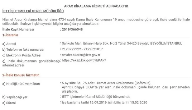 Yenikapı'da şov yapan İmamoğlu'nun ihale ilanı: Araçlar deri koltuklu, kol dayama ve sunroof olsun... Madem israf var bunlar ne peki?-3