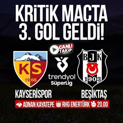 Kayserispor - Beşiktaş | CANLI