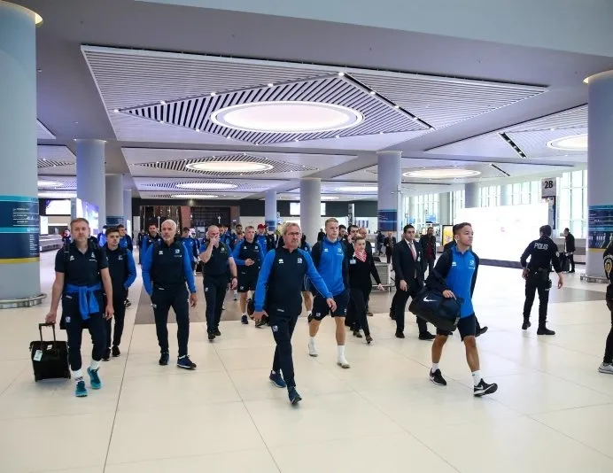 İzlanda Milli Takımı İstanbul’a geldi