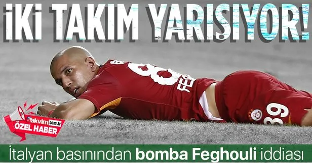 İtalyan basınından Sofiane Feghouli iddiası! İki Avrupa takımı Galatasaray’ın yıldızı için yarışıyor