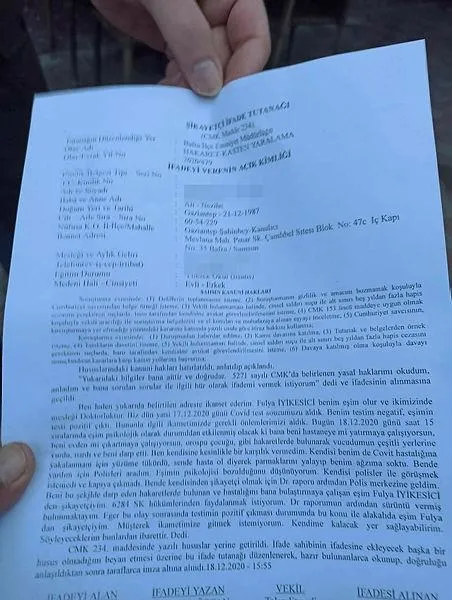 Doktor karı-kocanın 'korona' tartışması karakolda bitti: 'Ben pozitif oldum, sen de pozitif olacaksın' diyerek yüzüme tükürdü"-4