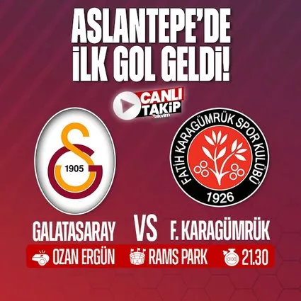Galatasaray - Fatih Karagümrük | CANLI