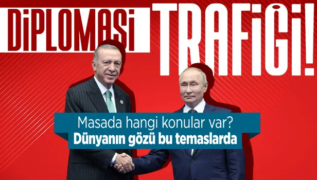 Başkan Erdoğan'dan diplomasi trafiği! Rusya lideri Putin ile kritik görüşme