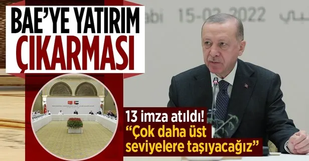 Başkan Erdoğan, BAE’li iş insanları ve yatırımcılarla bir araya geldi
