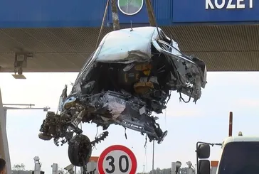 Arnavutköy gişelerdeki ölümlü kaza kamerada!
