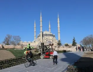 Selimiye Camisi’ne şimdi daha net ortaya çıktı