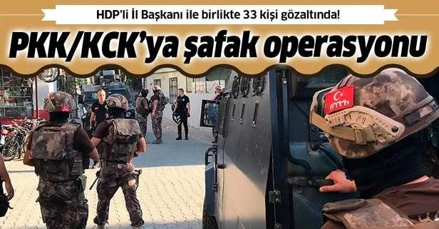 Son dakika: Gaziantep’te PKK/KCK operasyonu: HDP’li İl Başkanı gözaltına alındı!