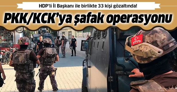 Son dakika: Gaziantep'te PKK/KCK operasyonu: HDP'li İl Başkanı gözaltına alındı!