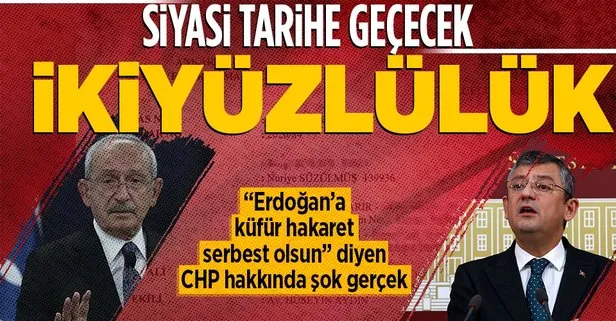 Cumhurbaşkanı’na hakaret suç olmasın diyen CHP’lilerin Erdoğan’a tazminat davaları açtığı ve suç duyurusunda bulunduğu ortaya çıktı
