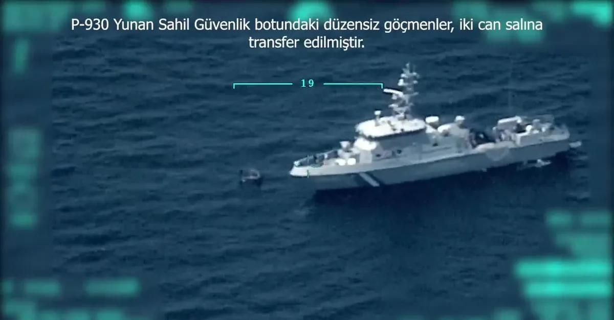 Ege'de göçmenlere Yunan zulmü: Türk Sahil Güvenliği kurtardı!