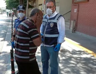 Ceza kesilince kendisini tokatladı