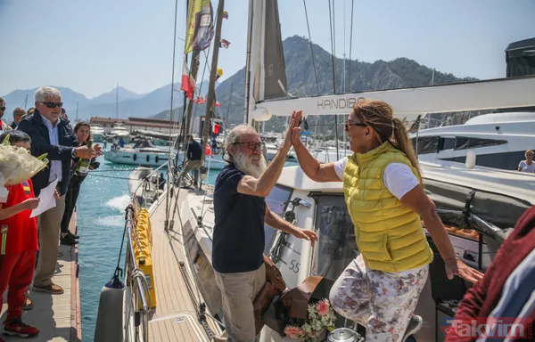 Antalya Limanı'ndan 7 yıl önce ayrılan Zehra-Hasan Şirin çifti dünya turunu tamamladı! Motorlar arızalandı korsanlar taciz etti - 11