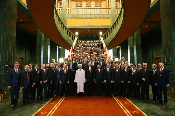 Erdoğan'dan il müftüleri ile sürpriz görüşme-1