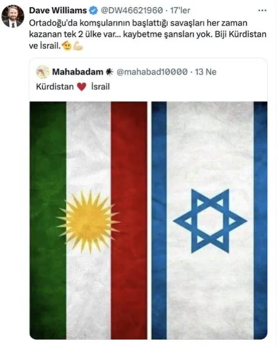 Siyonistlerle PKK/YPG'lilerden sosyal medyada terör flörtü-2