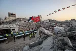 Enkazlarda iftar sofrası! Gazze'de bombardıman olmadan ilk ramazan
