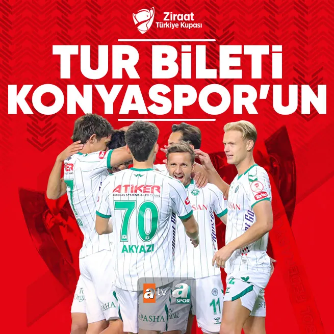 Tur bileti Konyaspor’un!