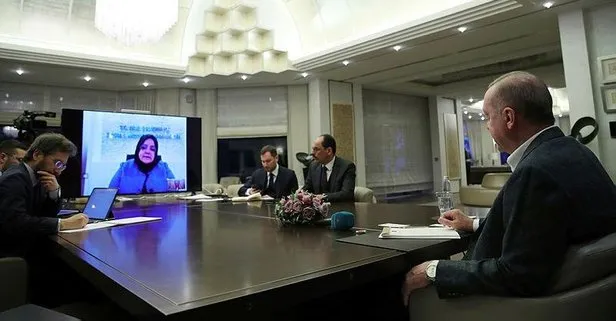 Son dakika: Başkan Erdoğan, Kabine üyeleriyle video konferans yöntemiyle görüştü