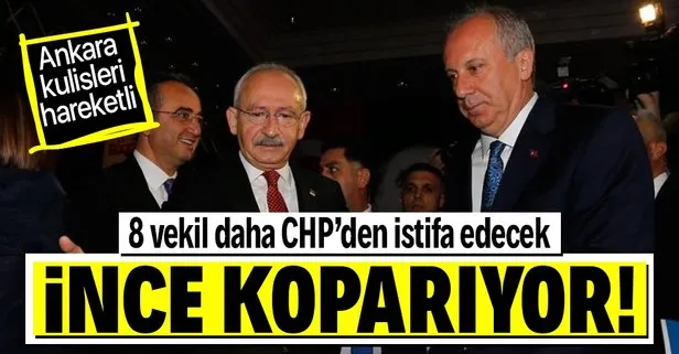 Canlı yayında bomba iddia: CHP’den 8 milletvekili daha Muharrem İnce’nin partisine katılacak