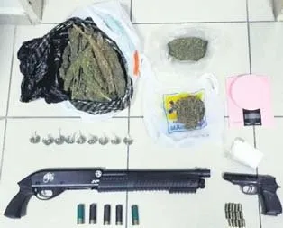 Falda polis çıktı