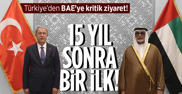 Türkiye ile BAE arasında kritik temas! Milli Savunma Bakanı Akar mevkidaşı Al Bowardi ile görüştü