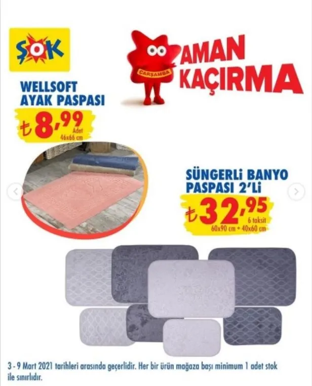 1614689729852.jpg ŞOK aktüel ürünler kataloğu 3-9 Mart 2021! Efsane ürünler geliyor! Robot süpürge, Fitness ve koşu bandı, Kablosız şarjlı süpürge...-10