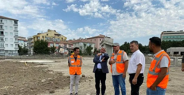 Çorum'da yeni millet bahçesinde çalışmalar hızla ilerliyor