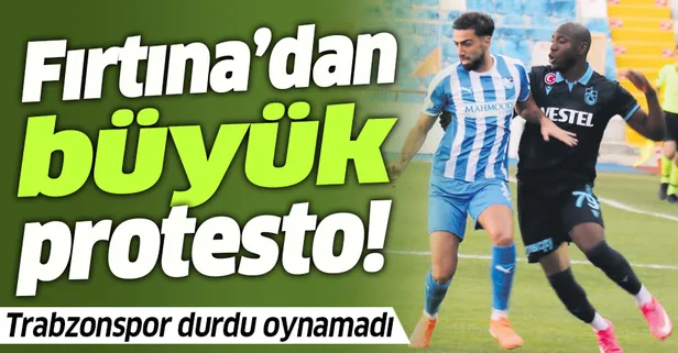 Trabzonspor'dan büyük protesto