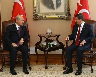 Başbakan Davutoğlu ile Bahçeli görüşecek