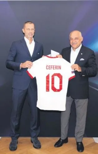 Başkan Büyükekşi Ceferin’i ziyaret etti