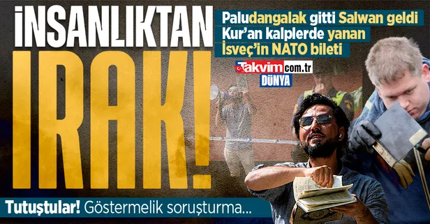 NATO kaderi Türkiye'nin iki dudağının arasında olan İsveç'te alçak provokasyon! Yine Kur'an-ı Kerim yakıldı... | Göstermelik soruşturma