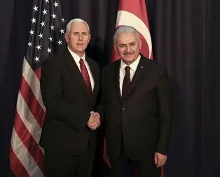 Yıldırım ve Pence’den kritik görüşme