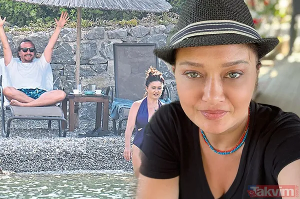 Fahriye Evcen eşi Burak Özçivit ve oğlu Karan'la denizin içinden paylaştı sosyal medya onları konuştu: "Babasının hık demiş burnundan düşmüş" - 11