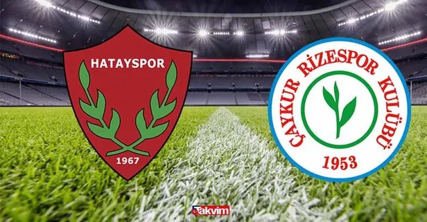 Çaykur Rizespor - Hatayspor maçı ne zaman, saat kaçta, hangi kanalda? Hatayspor - Rizespor maçı şifresiz canlı izle!