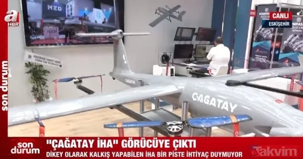 SON DAKİKA: Türkiye'nin ilk bulut altı İHA'sı Çağatay görücüye çıktı - 3