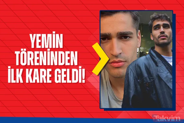 Askerliği biten Mert Ramazan Demir'i Emre Altuğ yalnız bırakmadı! Yemin töreninden ilk kare geldi! - 1