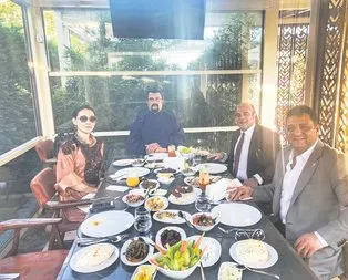 Ziyafet çekti!