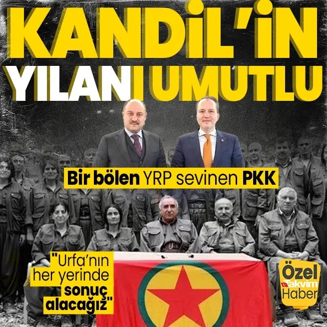 YRPnin AK Partiye kaybettirme siyaseti PKKya umut oldu! Elebaşı Murat Karayılan zehir saçtı: Urfa’nın her yerinde sonuç alacağız