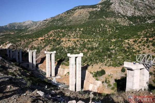 Doğu Anadolu Bölgesi'nde zirvede! 900 metre uzunluğundaki Bitlis Çayı Viyadüğü'nde çalışmalar devam ediyor - 2