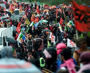 Fransada göstericiler yine sokaklara döküldü!