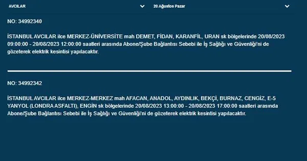 1692518312677.jpeg BEDAŞ duyurdu: İstanbul'da o ilçeler karanlığa gömülecek!-2