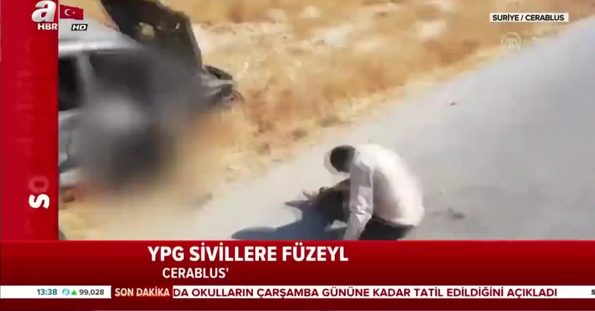 YPG sivillere füzeyle saldırdı: 2 şehit!