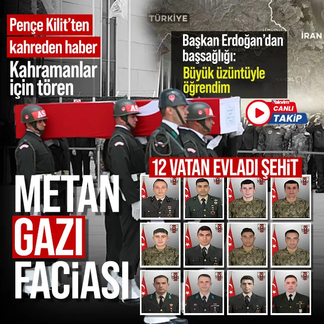 Pençe Kilitte metan gazı faciası! 12 askerimiz şehit oldu... Başkan Erdoğandan taziye mesajı | Açıklamalar peş peşe
