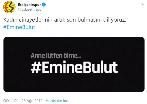 Emine Bulut olayına Süper Lig takımları sessiz kalmadı 'Alışmayacağız, susmayacağız'-12