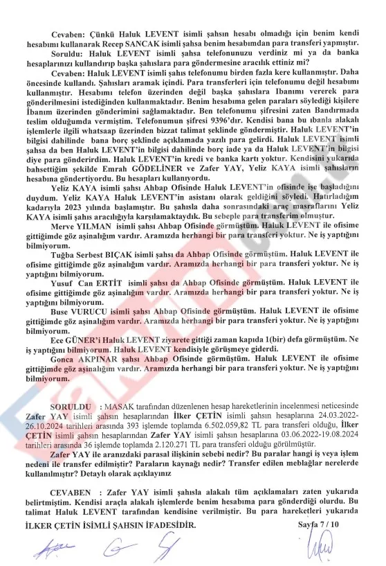 Haluk Levent’in eski şoföründen çarpıcı ifade: Benim hesabımı kullandı! Kıbrıs’ta milyonluk jeton ve para transferi dosyada-7