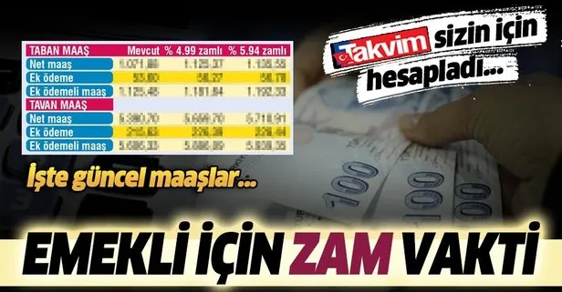 Emekli yarını bekliyor... ’Zam’anı geldi